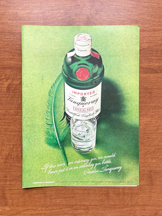 1971 Tanqueray Advertisement