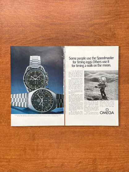 1972 Omega Speedmaster and Mark II "timing eggs..." Advertisement