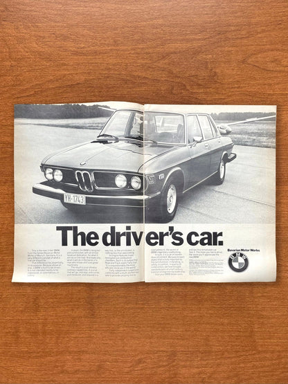 1973 BMW "The driver's car." Advertisement