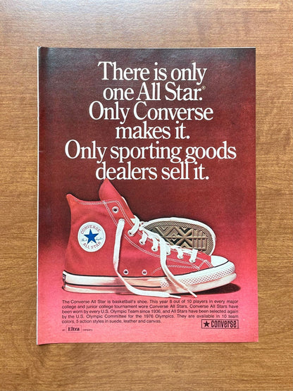 1973 Converse All Star "Chuck Taylor" Sneaker Advertisement