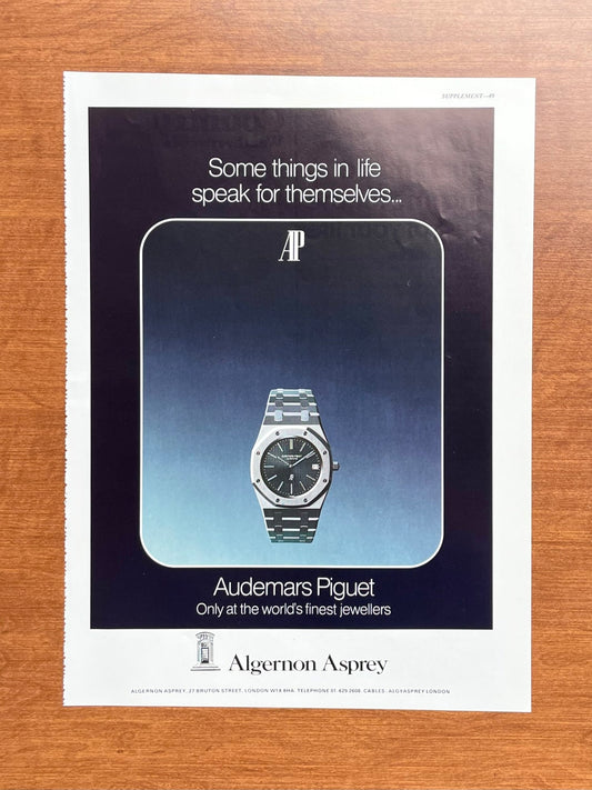 1975 Audemars Piguet Royal Oak Ref. 5402 Advertisement