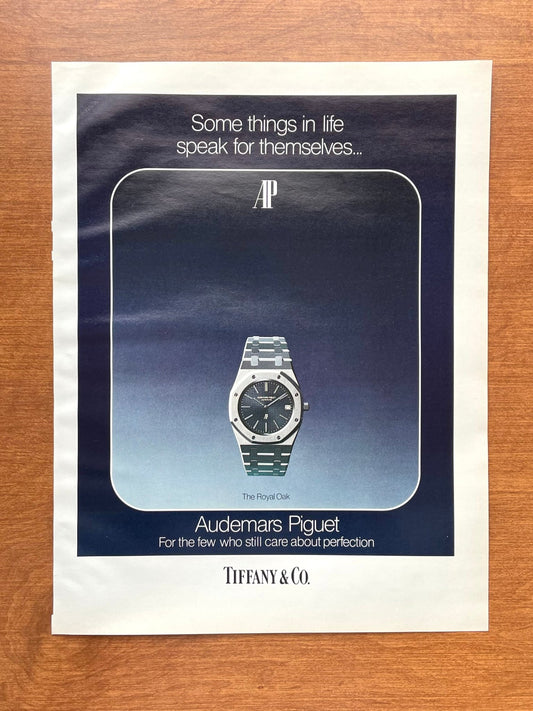 1975 Audemars Piguet Royal Oak Ref. 5402 at Tiffany & Co. Advertisement
