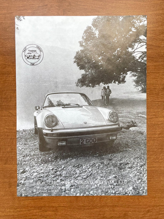 1975 Porsche 911 "Fast, Frugal, Fun" Advertisement