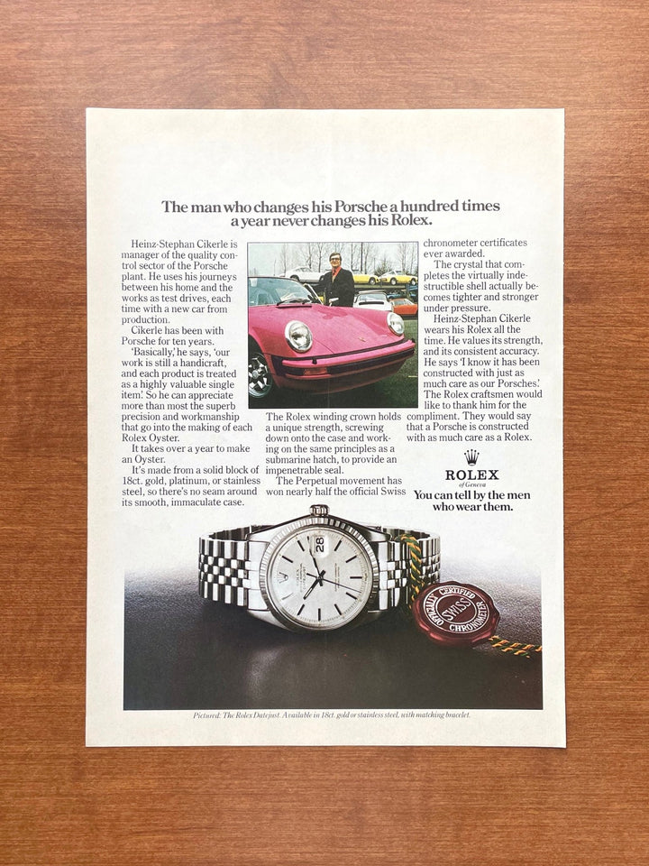 Rolex Ad Rice Featured Rolex Ads, Vintage Magazine Advertisements | Ad Patina