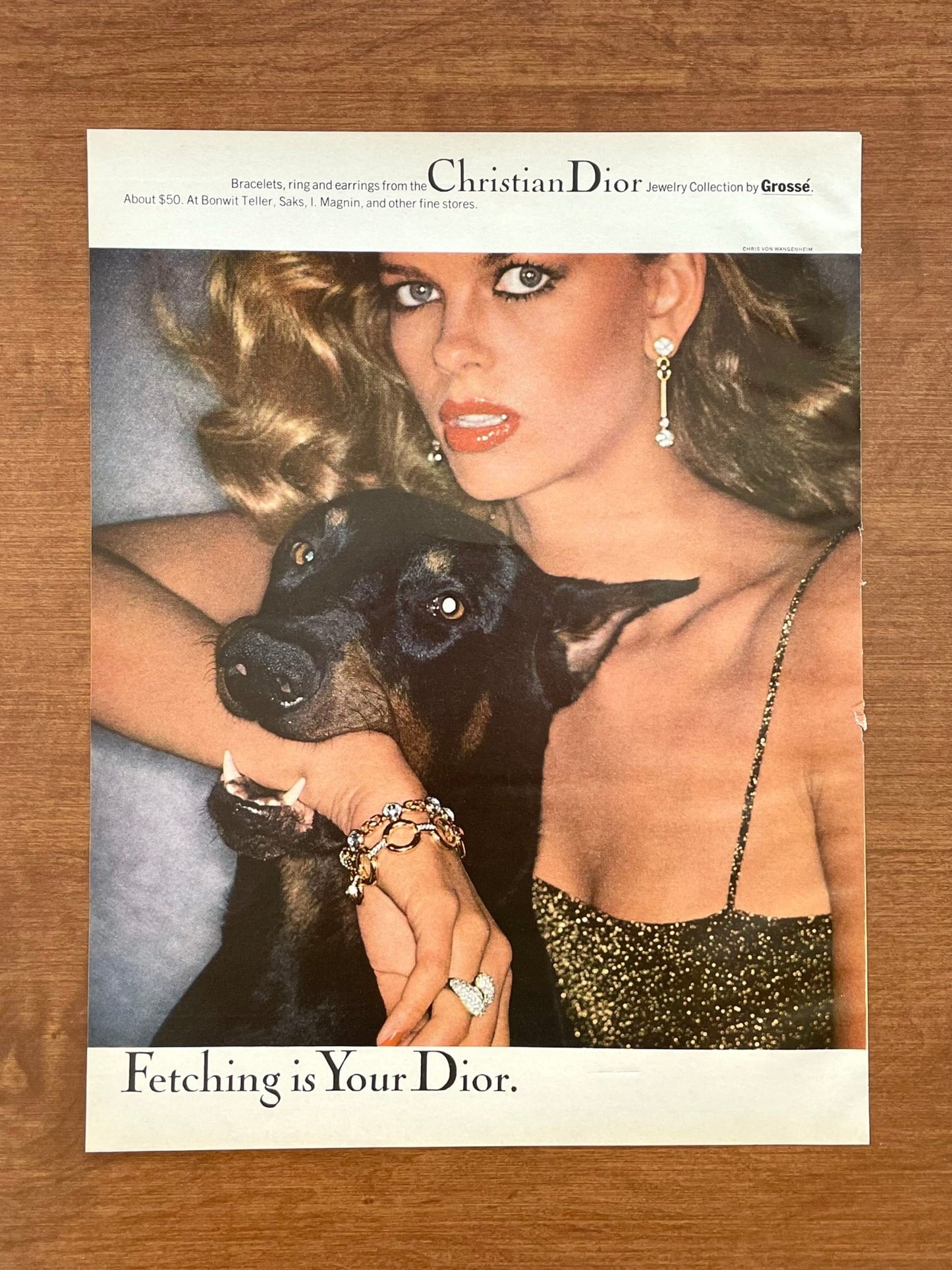 1976 Christian Dior Advertisement
