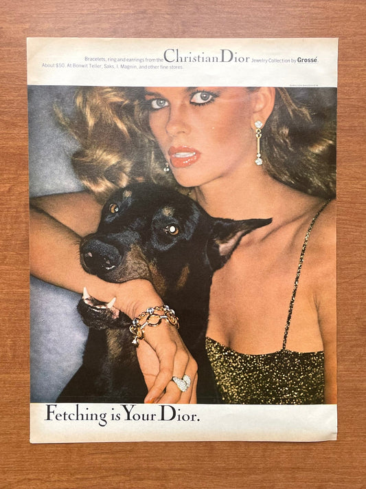 1976 Christian Dior Advertisement