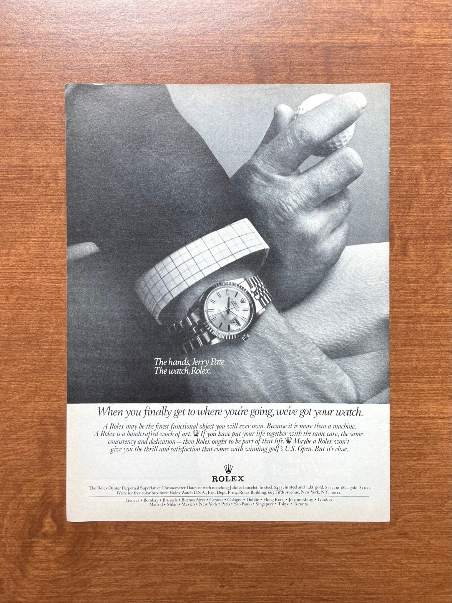 1977 Rolex Datejust Ref. 1603 with 
