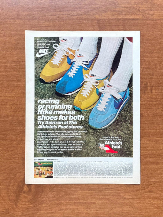 1978 Nike Waffle Trainer, LDV "racing or running" Advertisement