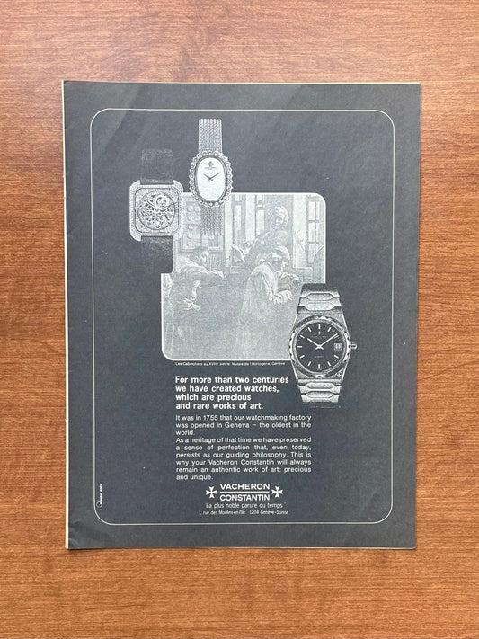 1978 Vacheron Constantin feat. 222 Advertisement