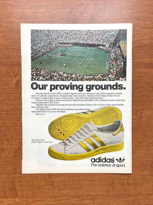 1979 Adidas Forest Hills Tennis Sneaker Advertisement