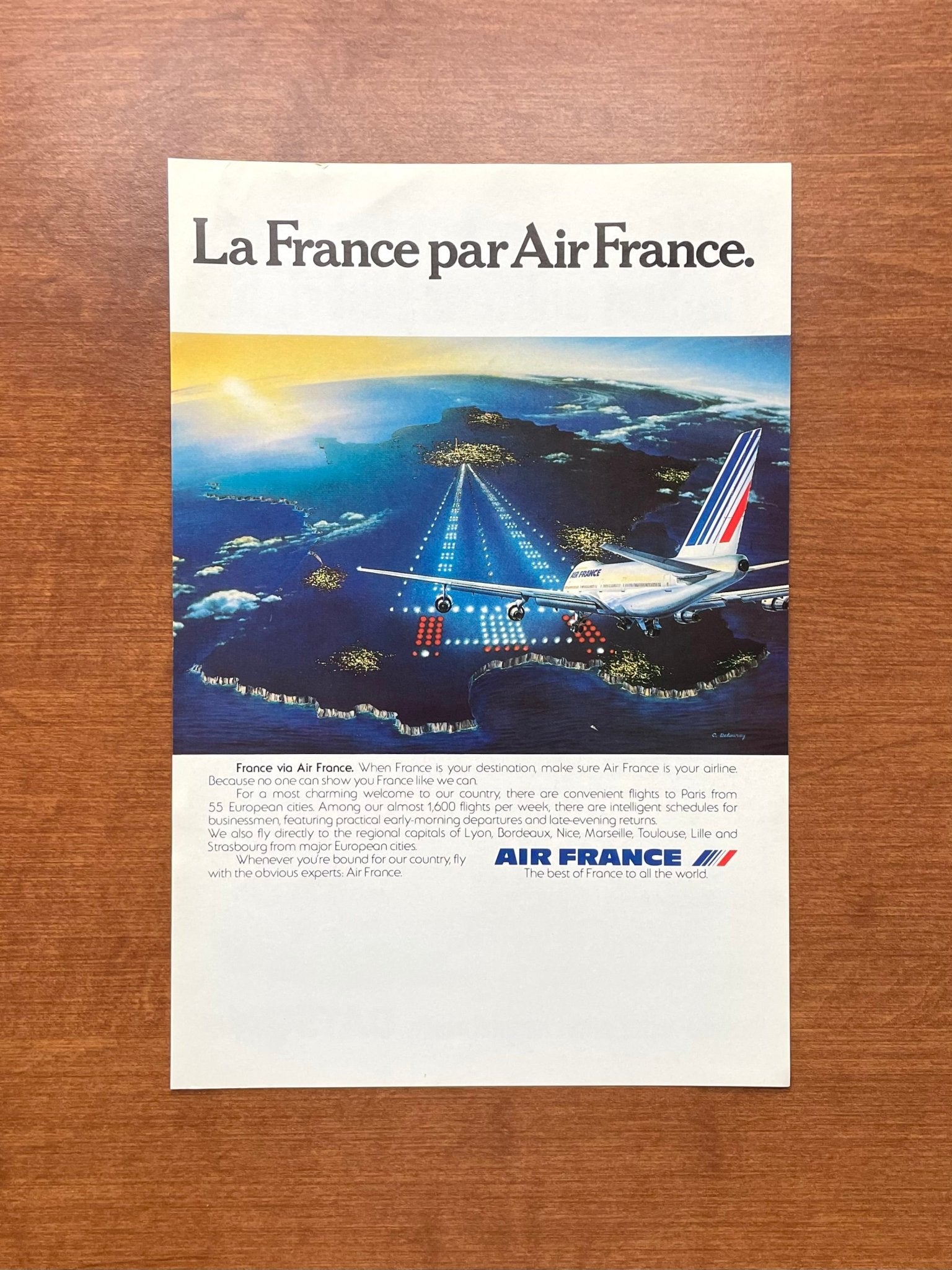 1979 "La France par Air France" Advertisement