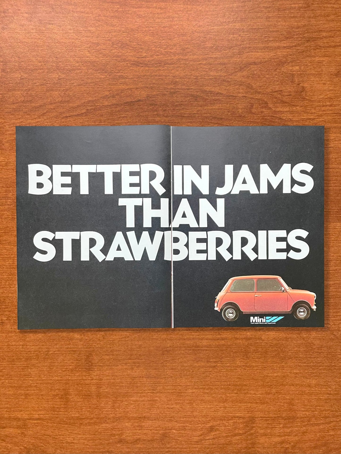 1979 Mini "Better In Jams Than Strawberries" Advertisement