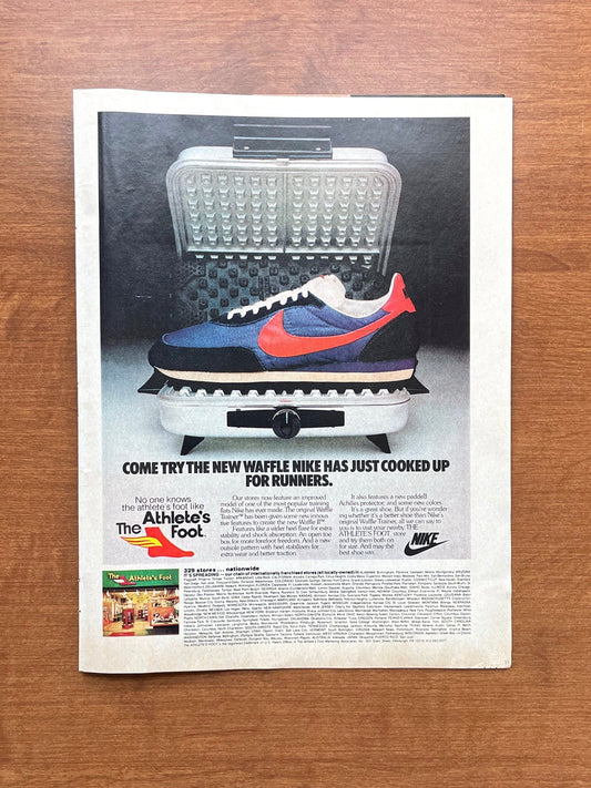 1979 Nike Trainer "Waffle... cooked up for runners" Advertisement