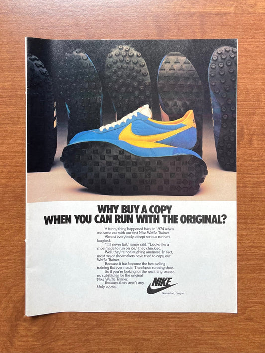 1979 Nike "Why buy a copy..." Advertisement