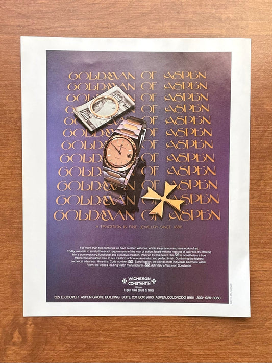 1980 Vacheron Constantin 222 with money clip Advertisement