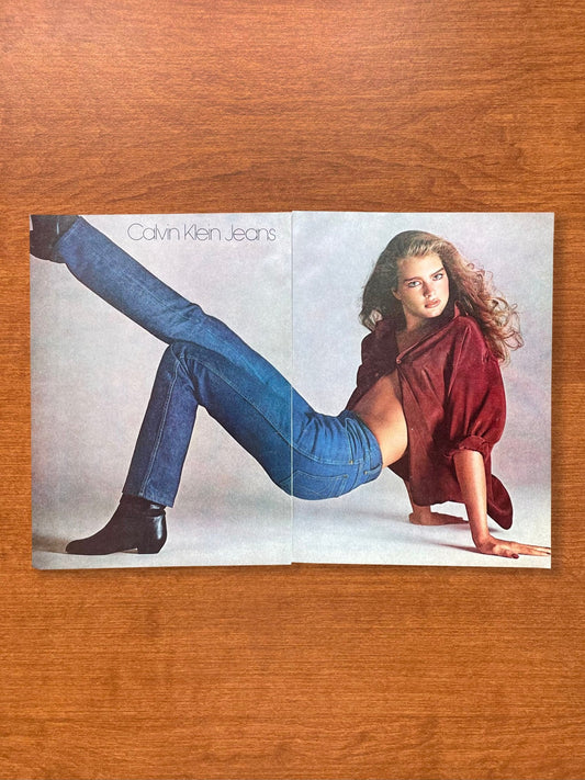 1981 Calvin Klein Jeans feat. Brooke Shields Advertisement
