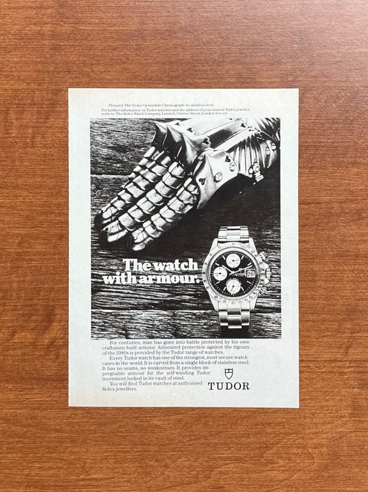 1981 Tudor Chronograph "Big Block" Advertisement