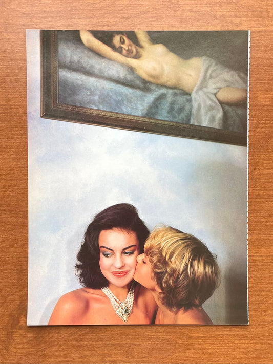 1982 Cartier Necklace Jewelry Original Magazine Image