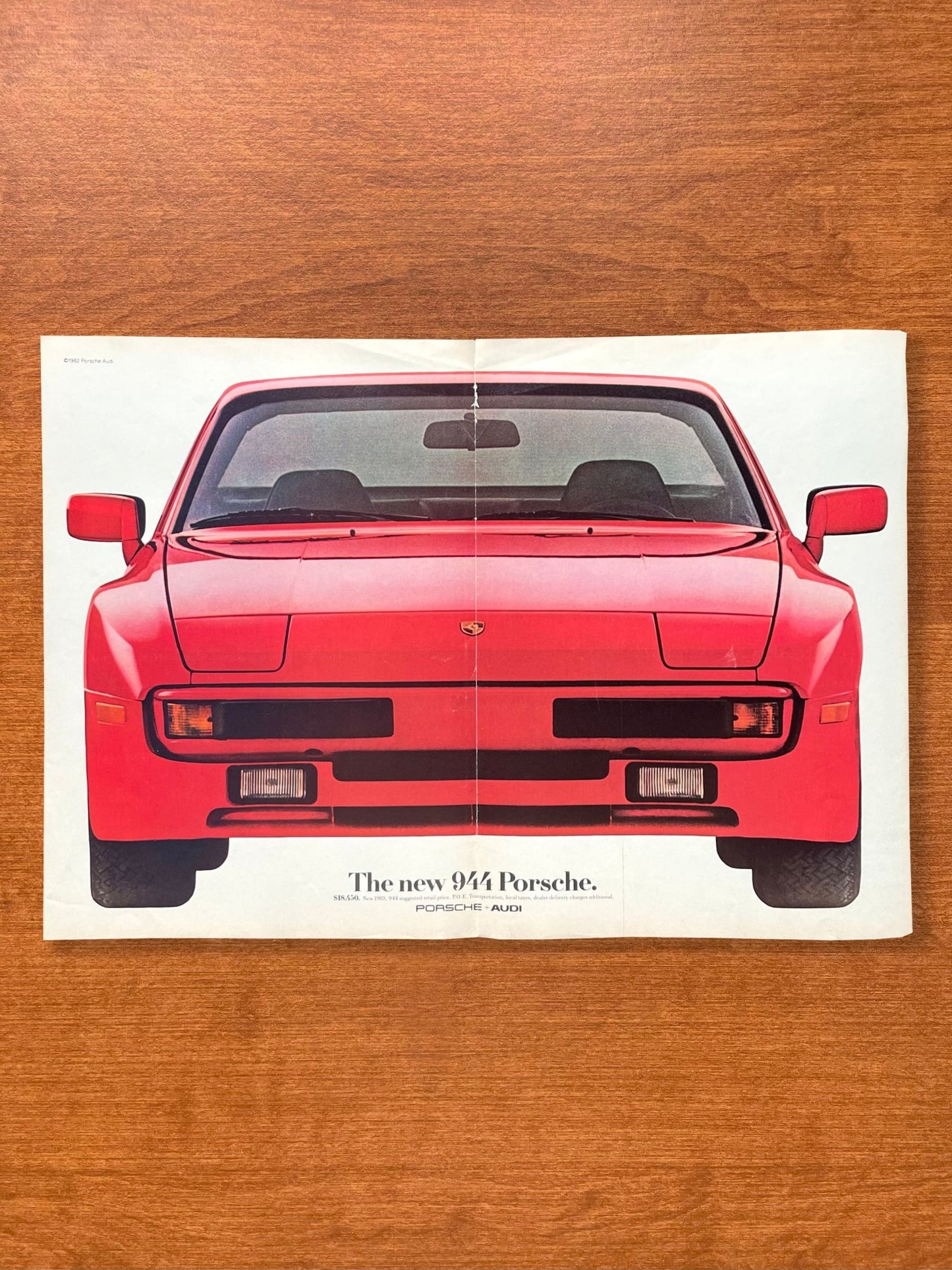 1982 Porsche 944 Advertisement
