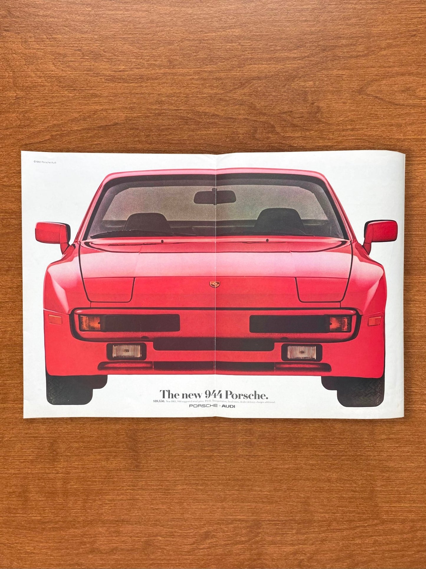 1982 Porsche 944 Advertisement