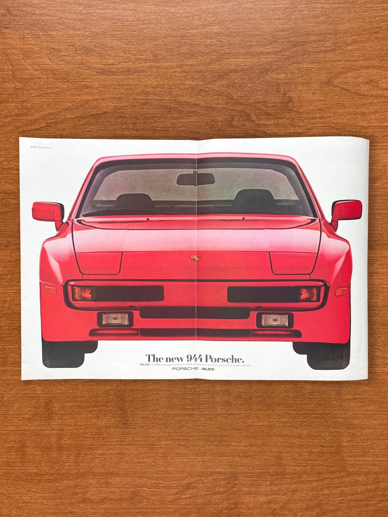 1982 Porsche 944 Advertisement