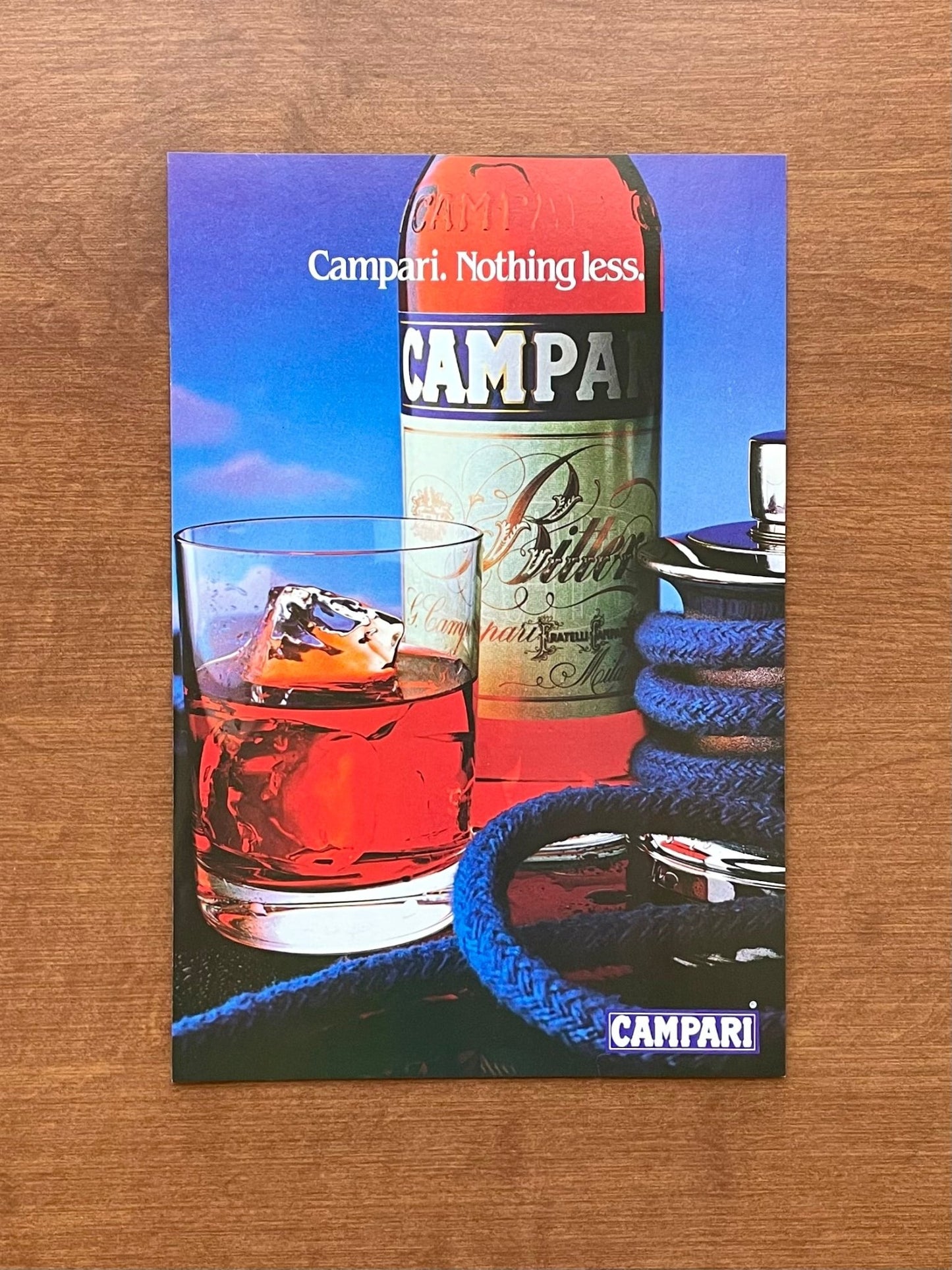 1983 Campari "Nothing less" Advertisement