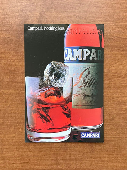 1984 Campari "Nothing less" Advertisement