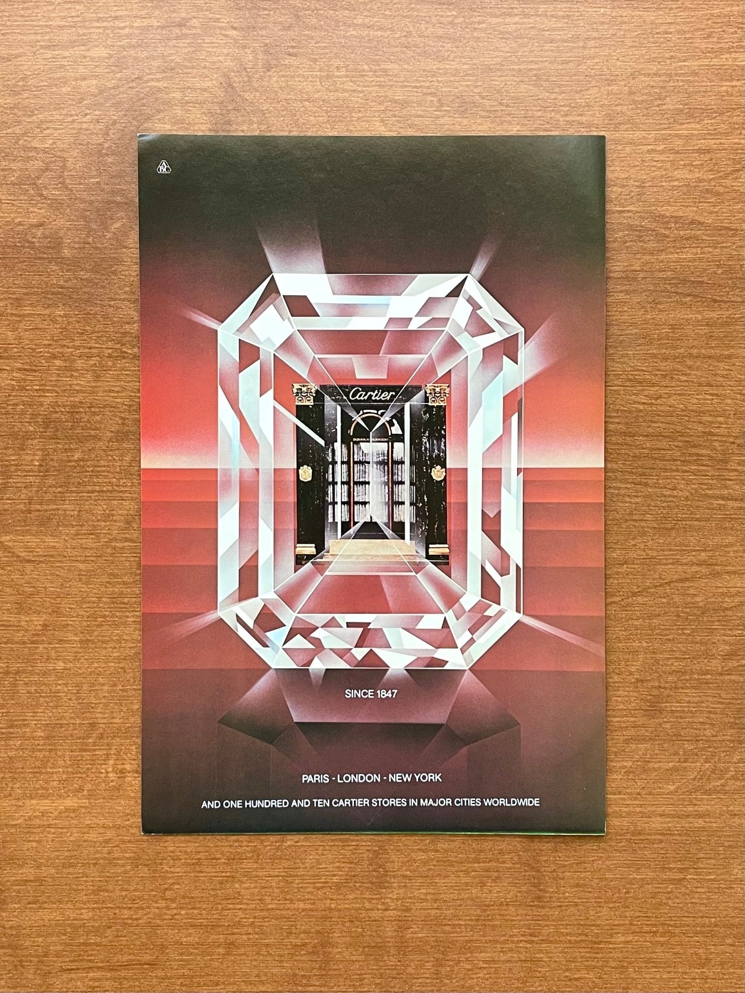 1984 Cartier Since 1847 Advertisement | Ad Patina