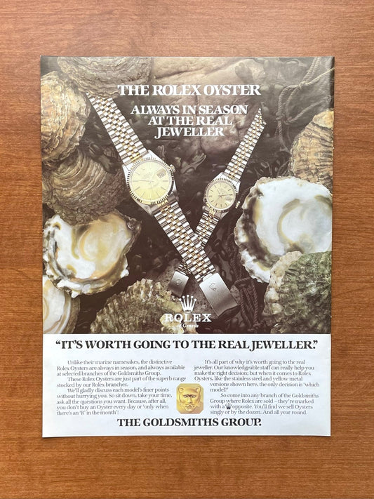 1984 Rolex Datejust Ref. 16013 Advertisement