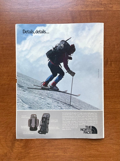 1984 The North Face "Details, details..." Advertisement