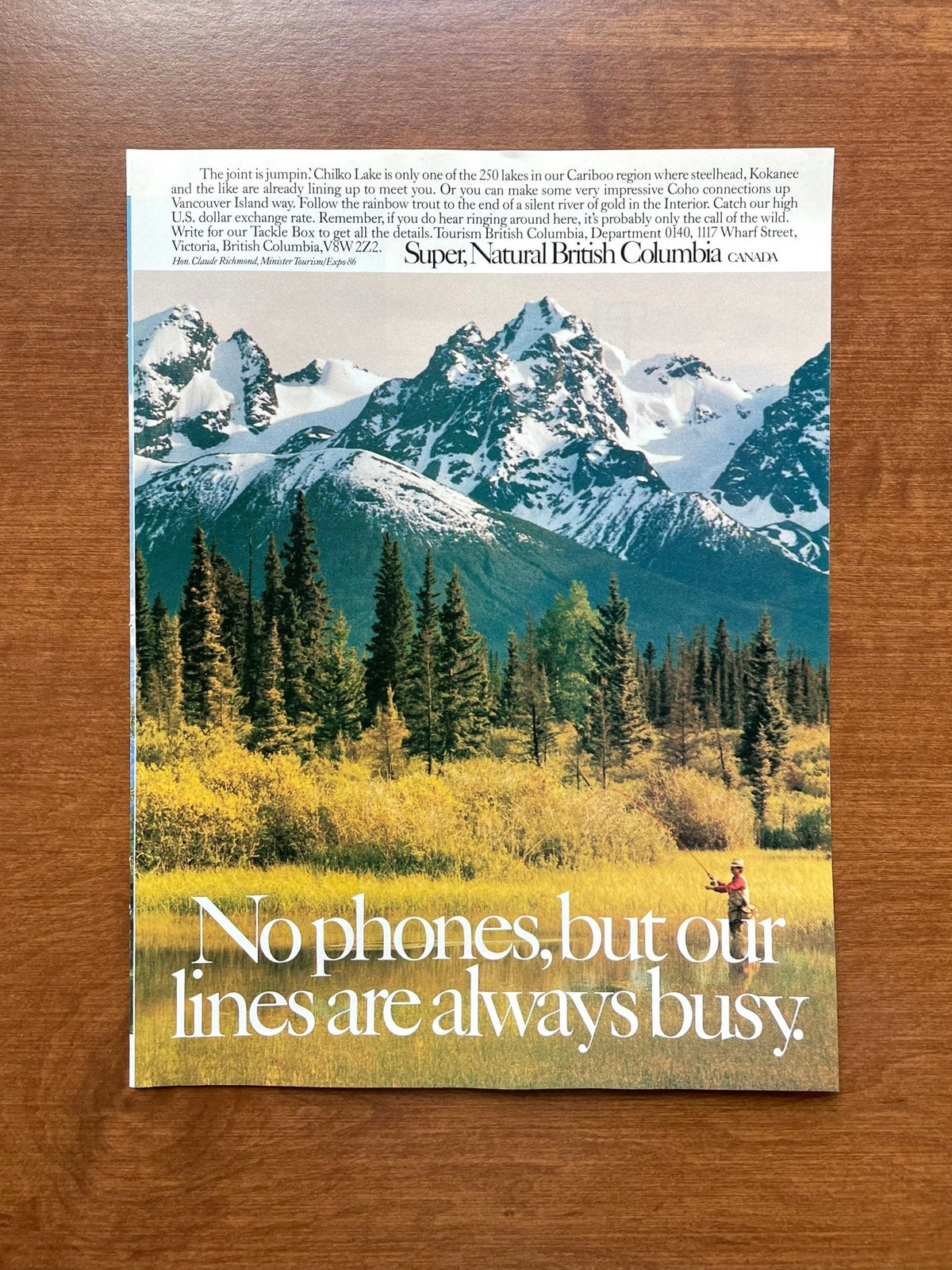 1985 Canada "our lines are always busy" Advertisement