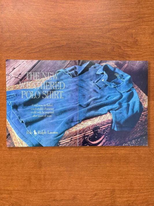 1985 Ralph Lauren Polo Shirt Advertisement
