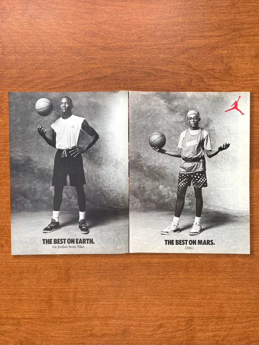 1988 Nike Air Jordan 3 feat. Spike Lee "Mars Blackmon" Advertisement
