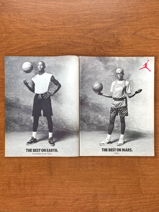 1988 Nike Air Jordan 3 feat. Spike Lee "Mars Blackmon" Advertisement