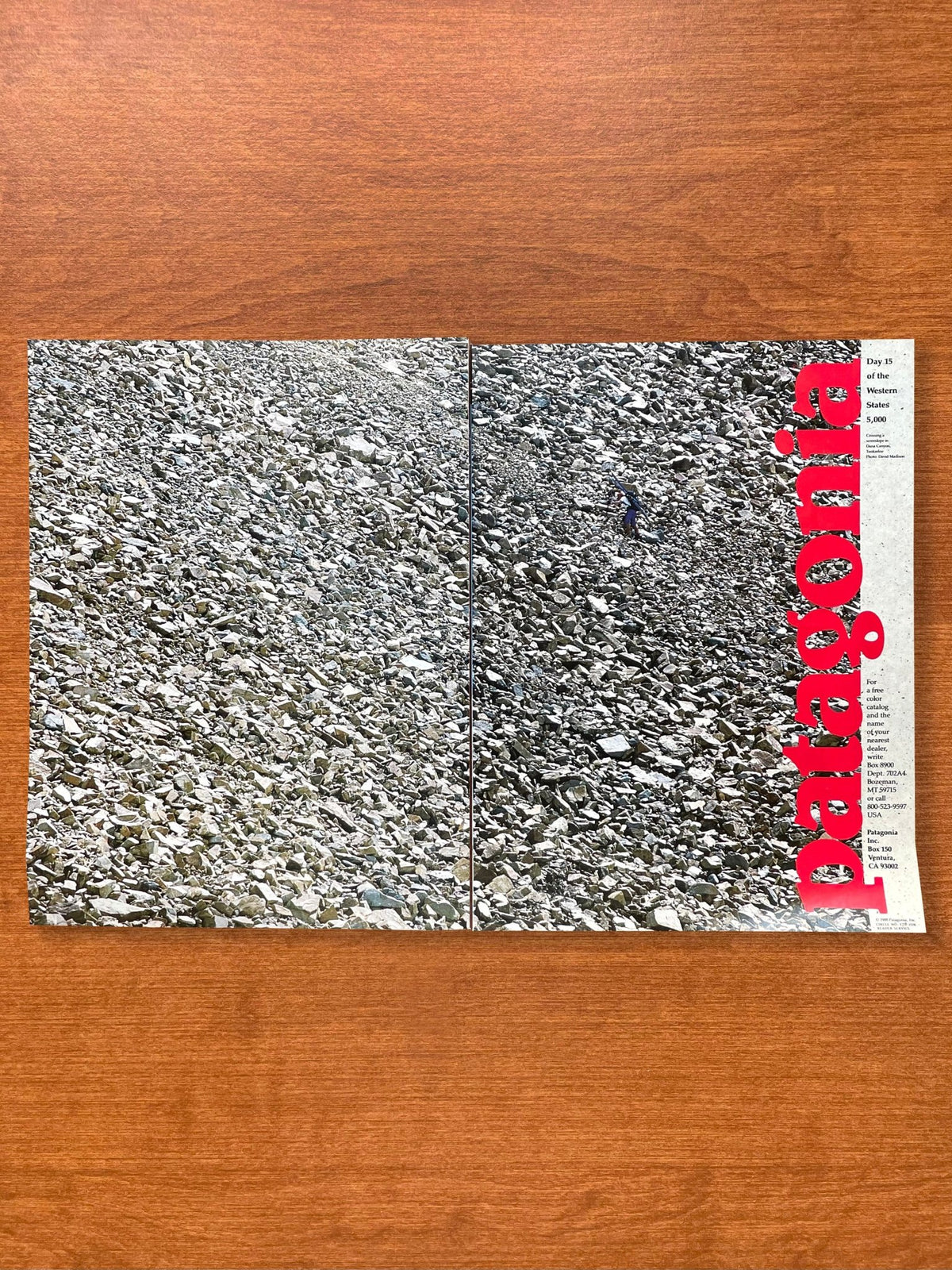 1988 Patagonia "Day 15 of the Western States 5,000" Advertisement
