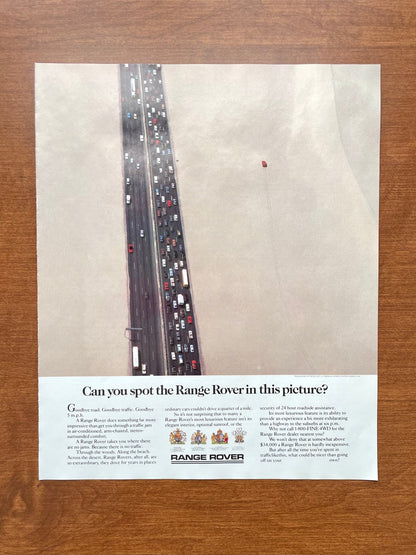 1988 Range Rover "Can you spot..." Advertisement