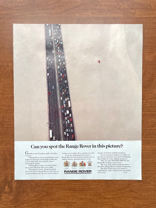 1988 Range Rover "Can you spot..." Advertisement