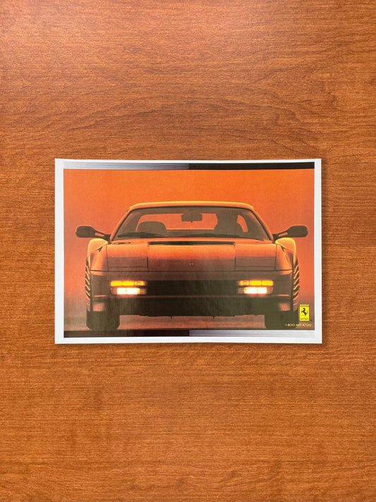 1989 Ferrari Testarossa Advertisement