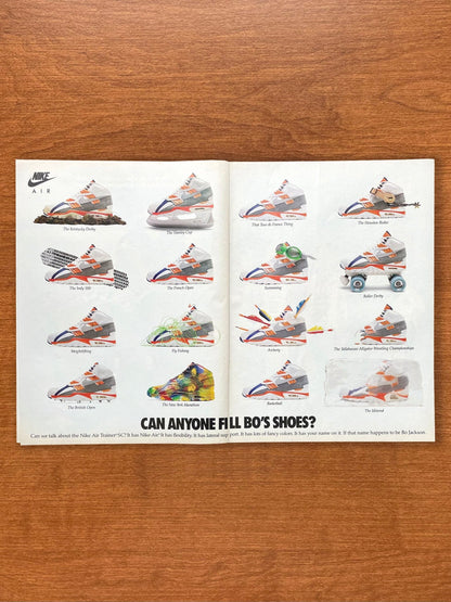 1990 Nike Air Trainer SC "Can anyone fill Bo's shoes? "Advertisement