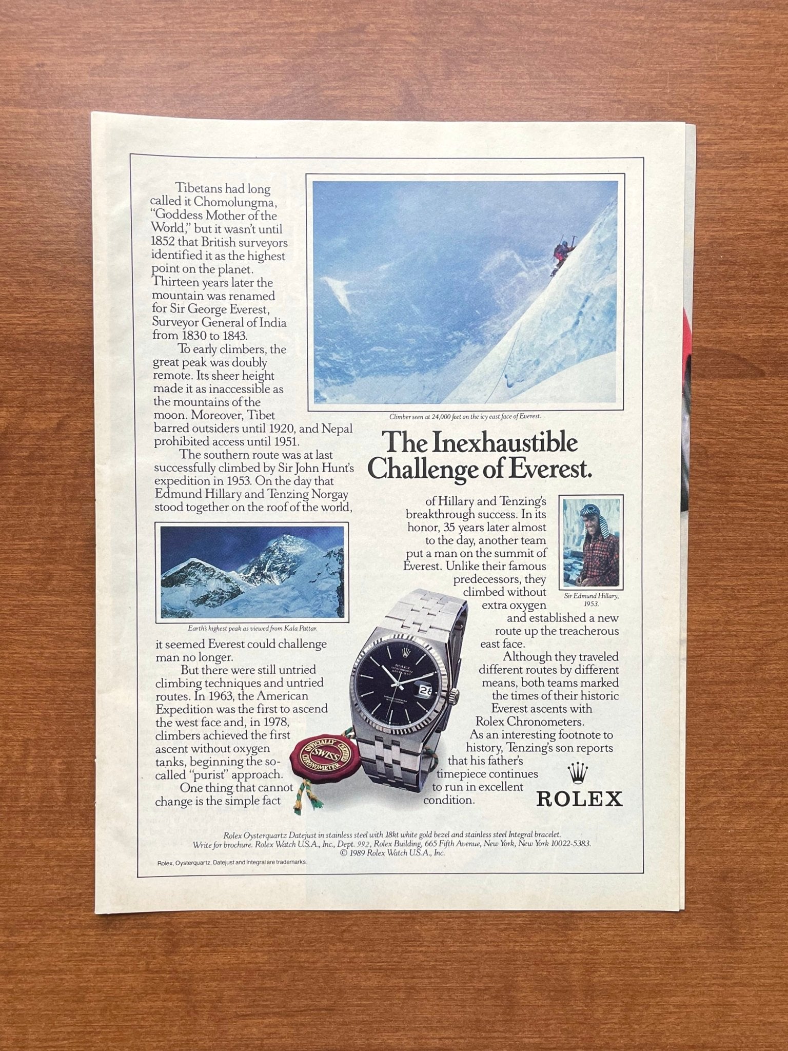 1990 Rolex Datejust Oysterquartz Ref. 17000 