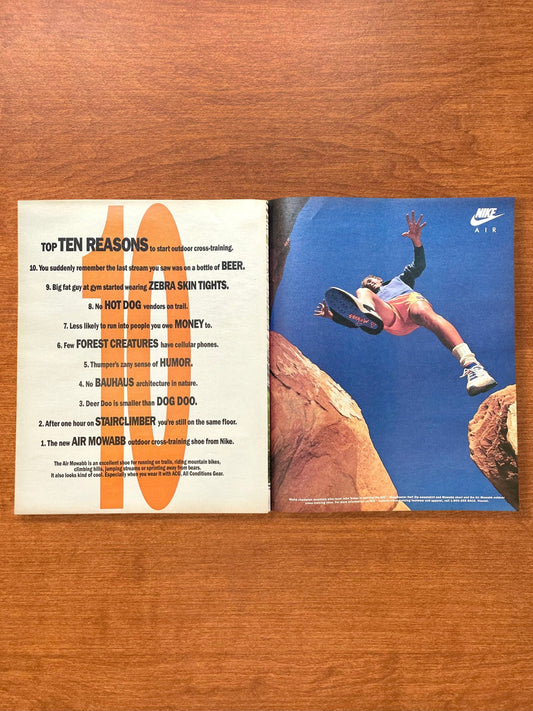 1991 Nike Air Mowabb Sneaker John Tomac Advertisement