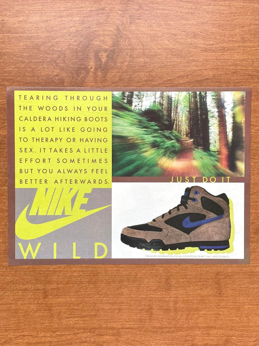 1992 Nike Caldera Hiking Boots Advertisement