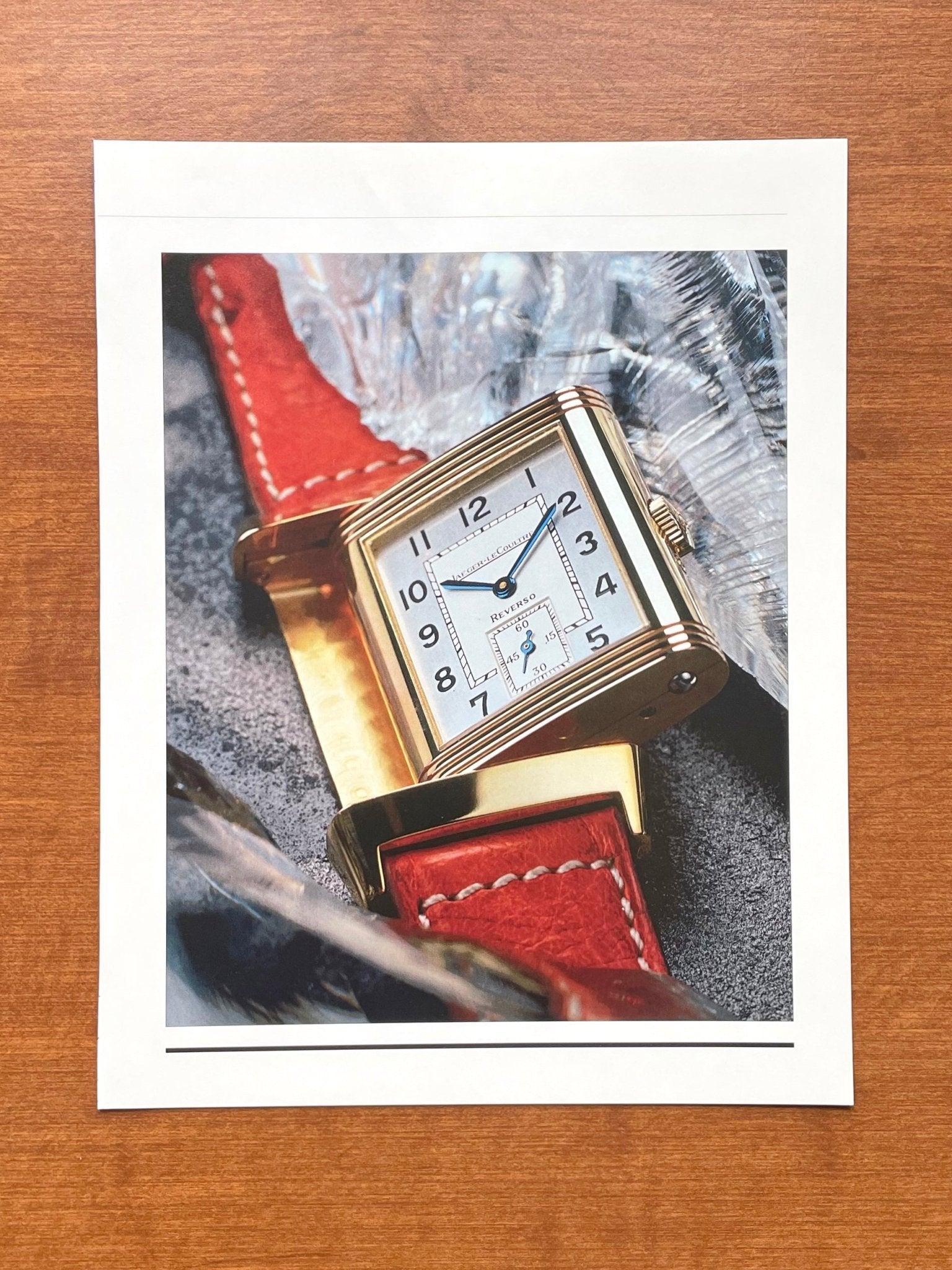 1992 Original Page Image of Jaeger LeCoultre Reverso