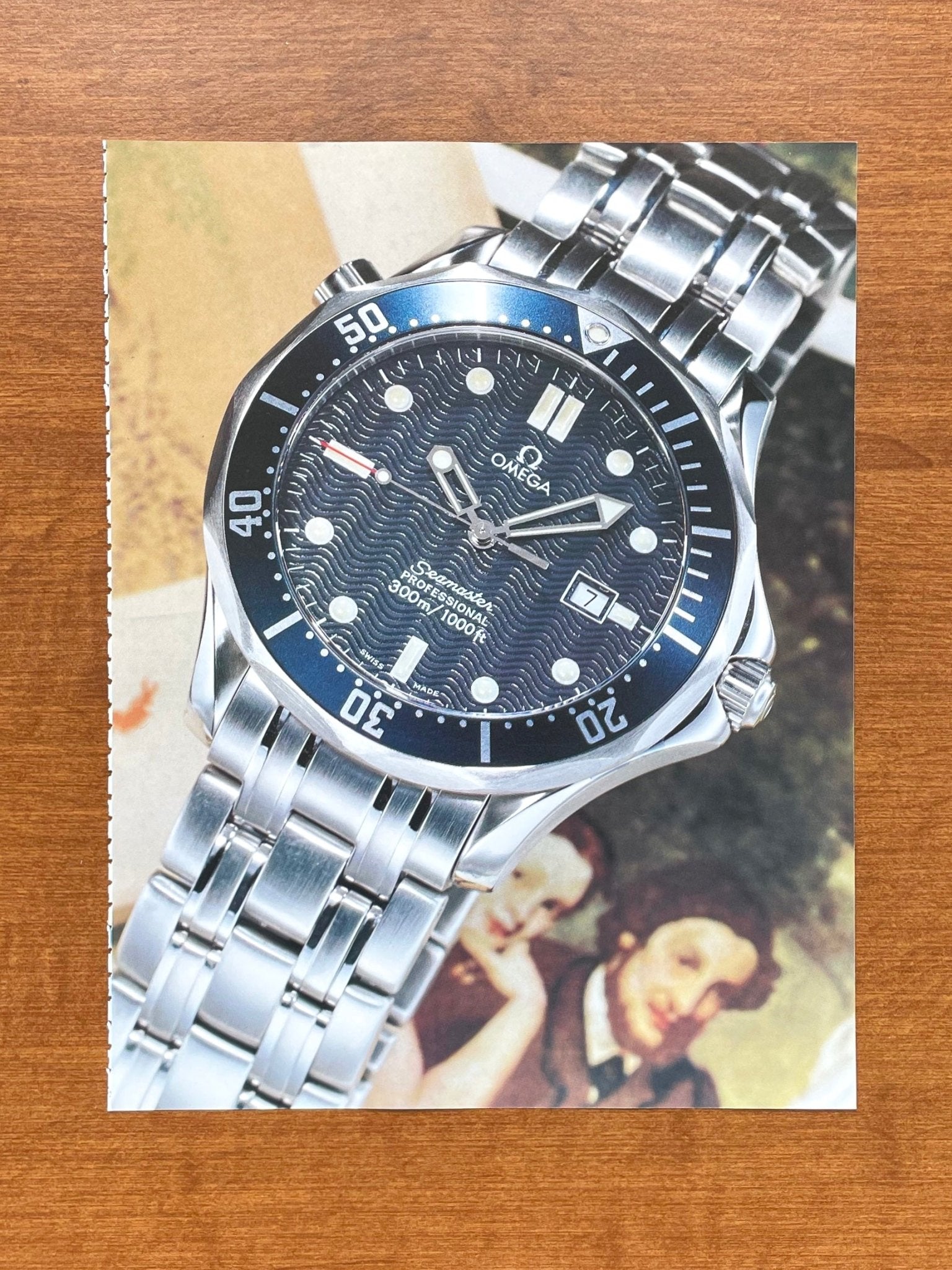 1993 Original Page Image of 41mm Omega Seamaster 300M in Quartz