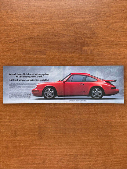 1993 Porsche 911 RS America Advertisement