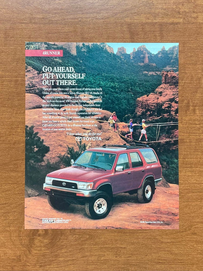 1993 Toyota 4Runner "Put Yourself Out There" Advertisement