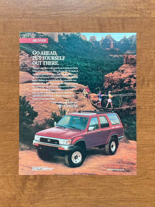 1993 Toyota 4Runner "Put Yourself Out There" Advertisement