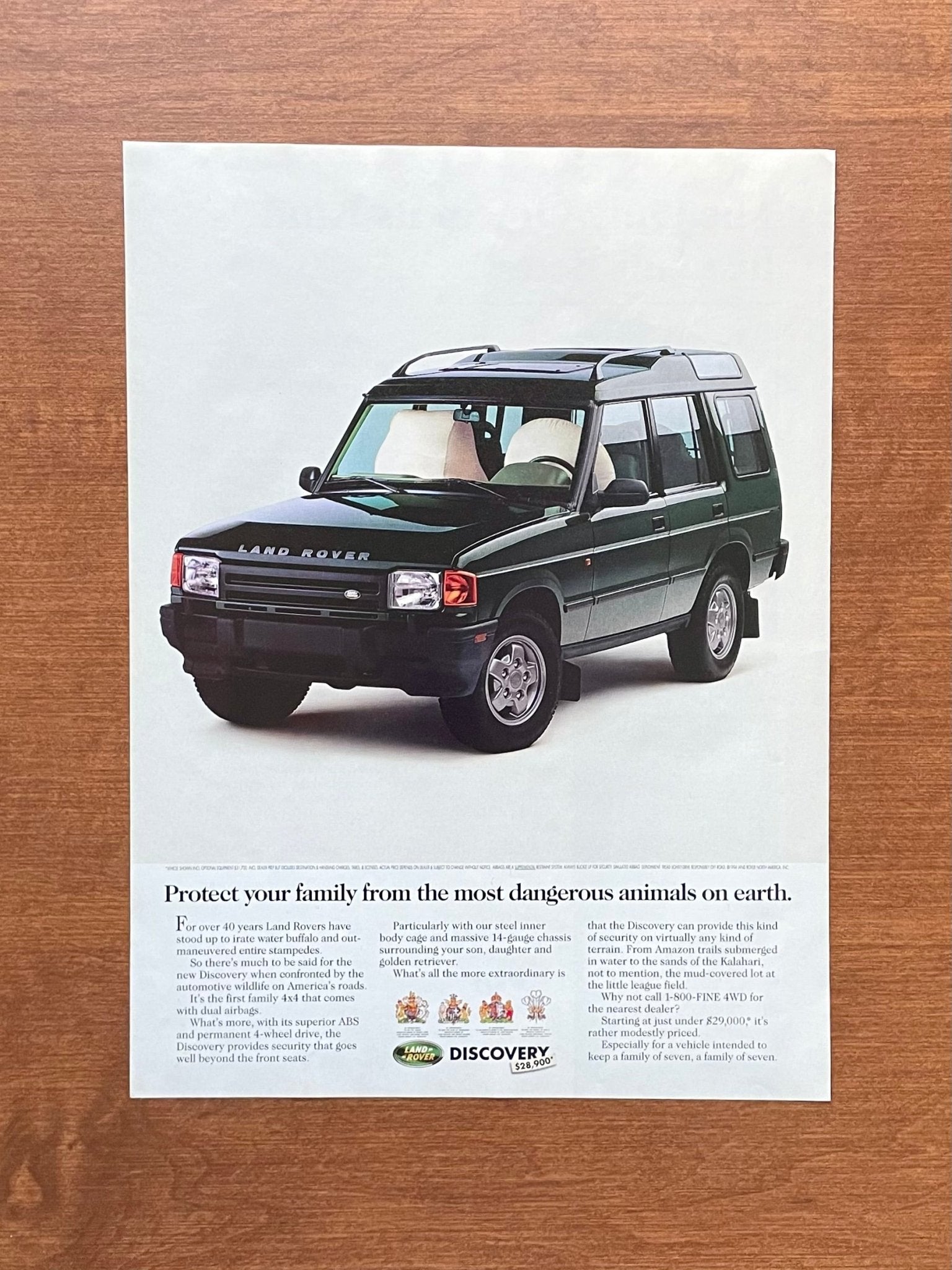 1994 Discovery "Protect your family..." Advertisement