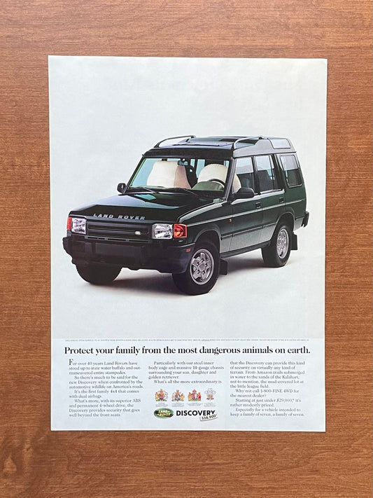 1994 Discovery "Protect your family..." Advertisement