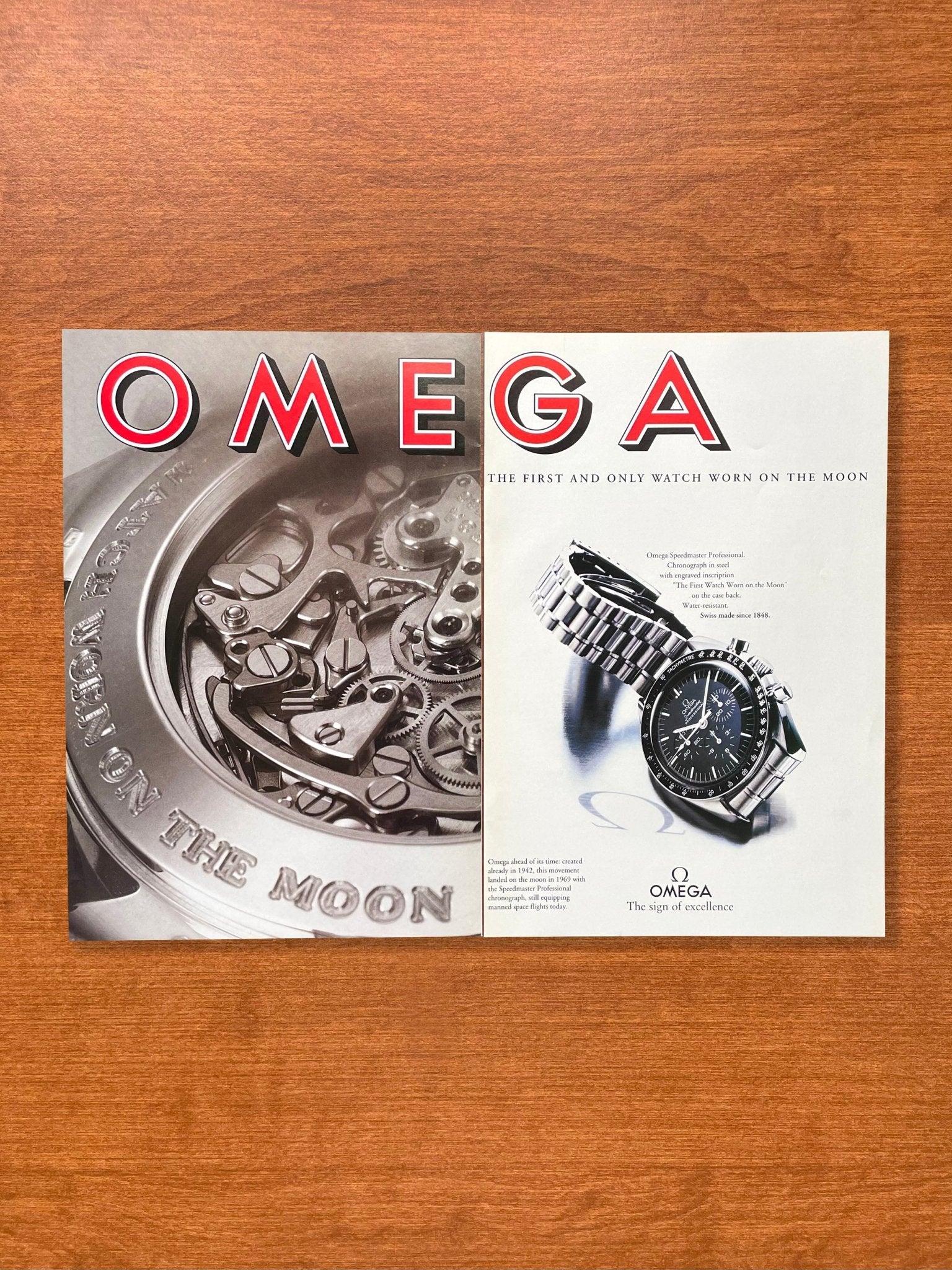 1994 Omega Speedmaster Professional w/ movement Advertisement | Ad Patina